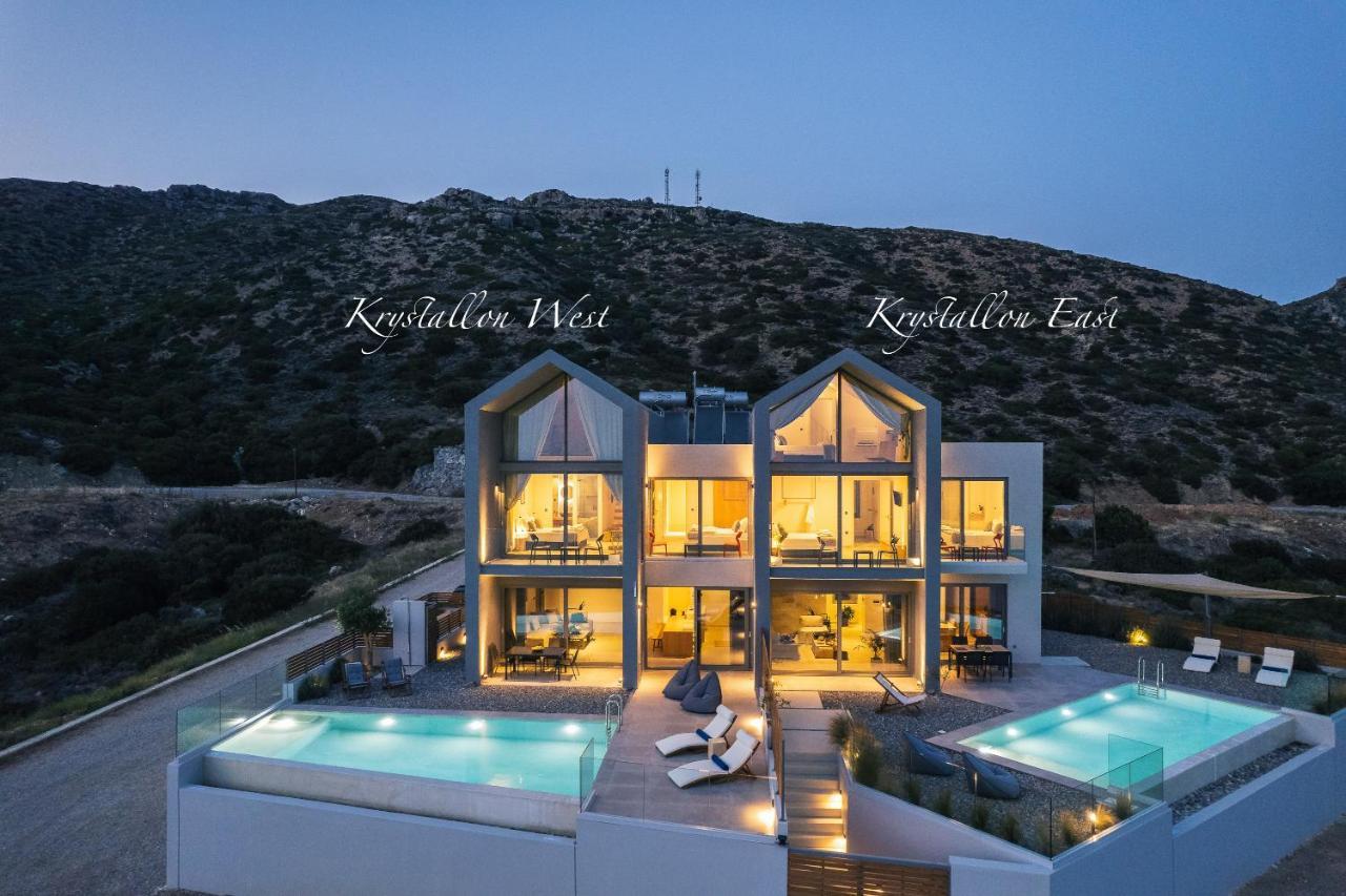 Krystallon Villas ปาไลโอโกรา ภายนอก รูปภาพ